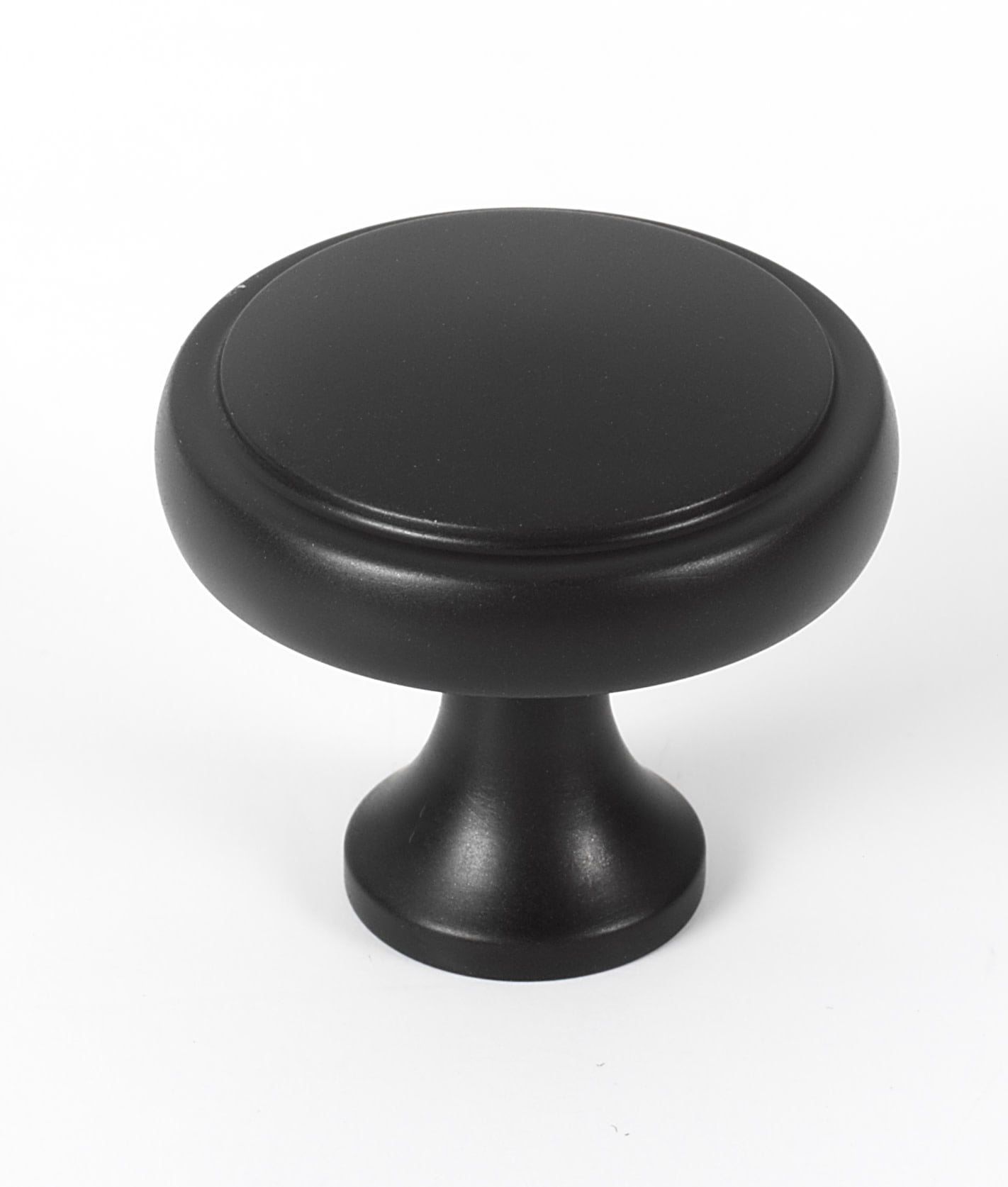 Alno A980-14-BRZ Royale 1-1/4" Solid Brass Stepped Round Mushroom Cabinet Knob / Drawer