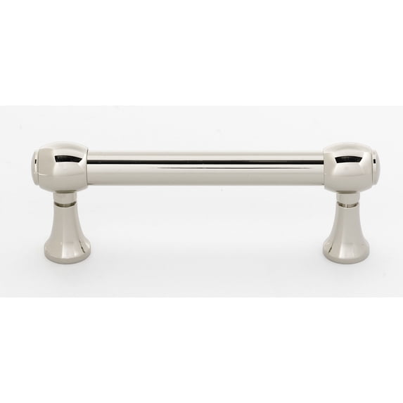 Alno A980-3-PN Royale 3" Center To Center Traditional Solid Brass Cabinet Handle / Drawer