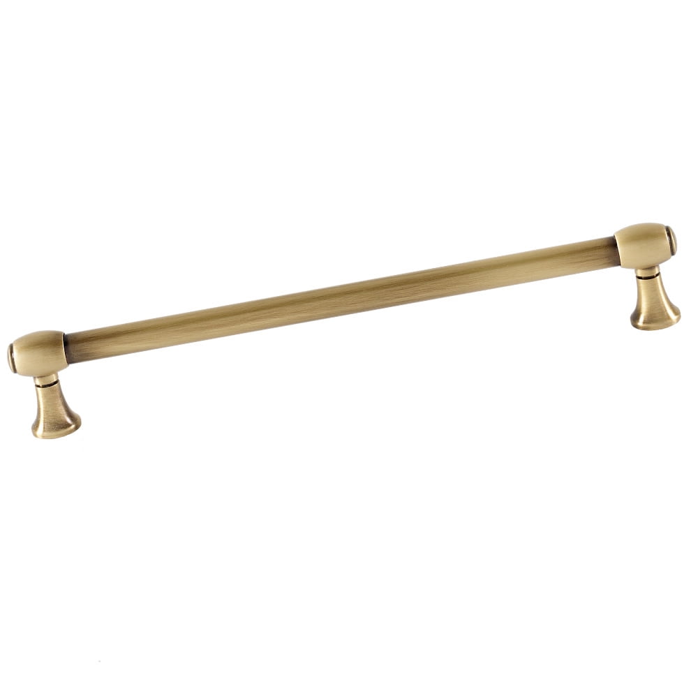Alno A980-6-AE Royale 6" Center To Center Solid Brass Traditional Cabinet Handle / Drawer