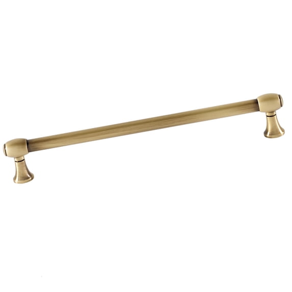 Alno A980-6-AE Royale 6" Center To Center Solid Brass Traditional Cabinet Handle / Drawer