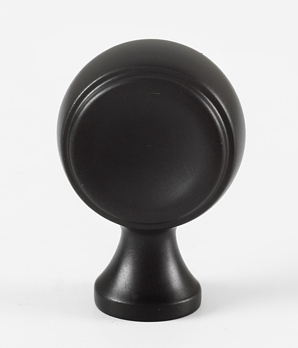 Alno A980-BRZ Royale 7/8" Solid Brass Elegant Side Disc Cabinet Knob / Drawer Knob -