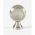 thumbnail image 1 of Alno A980 Royale 7/8" Solid Brass Elegant Side Disc Cabinet Knob / Drawer Knob - Nickel, 1 of 7
