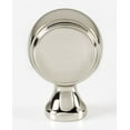 thumbnail image 1 of Alno A980 Royale 7/8" Solid Brass Elegant Side Disc Cabinet Knob / Drawer Knob - Nickel, 1 of 7