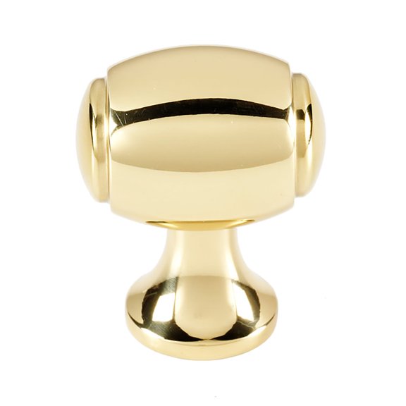 Alno A981-1-PB Royale 1" Traditional Estate Solid Brass Oval Cabinet Knob / Drawer Knob -