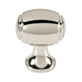 thumbnail image 1 of Alno A981-18-PN Royale 1-1/8 Inch Barrel Cabinet Knob Polished Nickel, 1 of 7