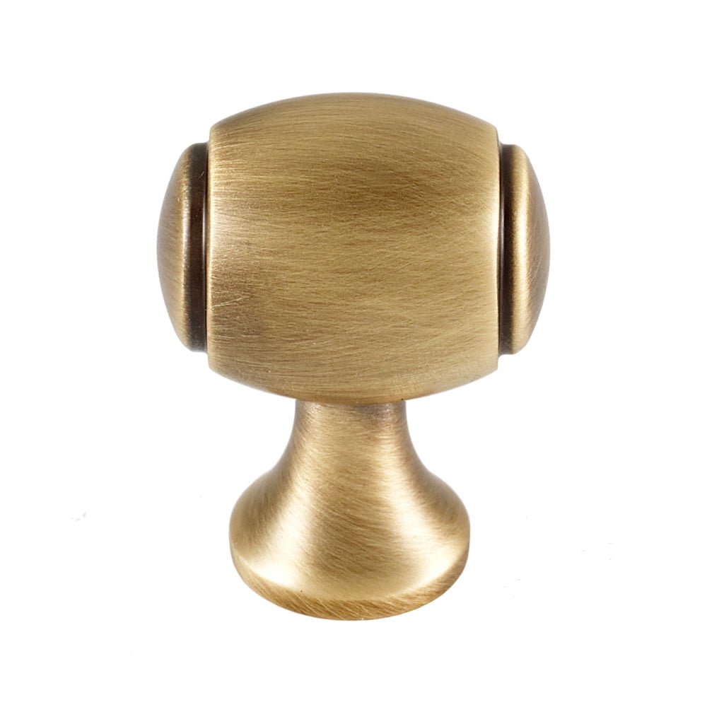 Alno A981-34-AE Royale 3/4" Estate Traditional Solid Brass Oval Cabinet Knob / Drawer Knob
