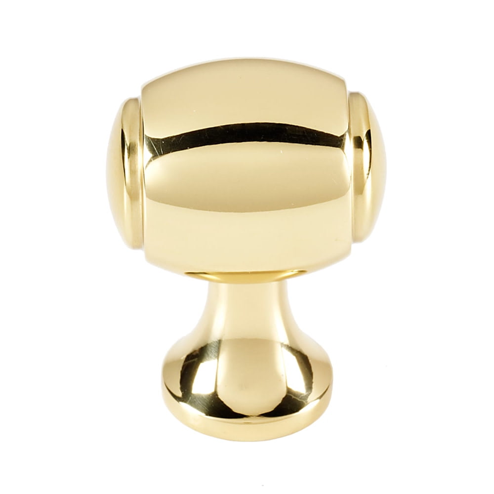 Alno A981-34-PB Royale 3/4" Barrel Cabinet Knob Polished Brass
