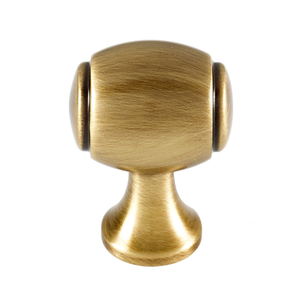 Alno A981-34-AEM Royale 3/4 Inch Barrel Cabinet Knob Antique English Matte