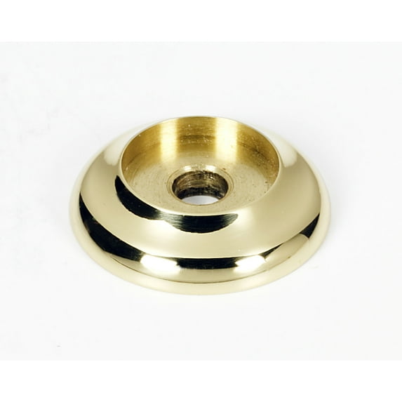 Alno A982-78 Royale 7/8" Diameter Cabinet Knob Backplate - Brass