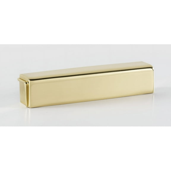 Alno A986-4 Cube 4-3/8" Long Finger Cabinet Pull - Brass