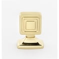 thumbnail image 1 of Alno A986-78 Cube 7/8" Small Luxury Modern Side Square Rectangular Solid Brass Cabinet, 1 of 1