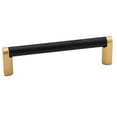 thumbnail image 1 of Alno A2804-3-CHP/MB Alta Moda 3" Center To Center Modern Smooth Round Cabinet Handle /, 1 of 7