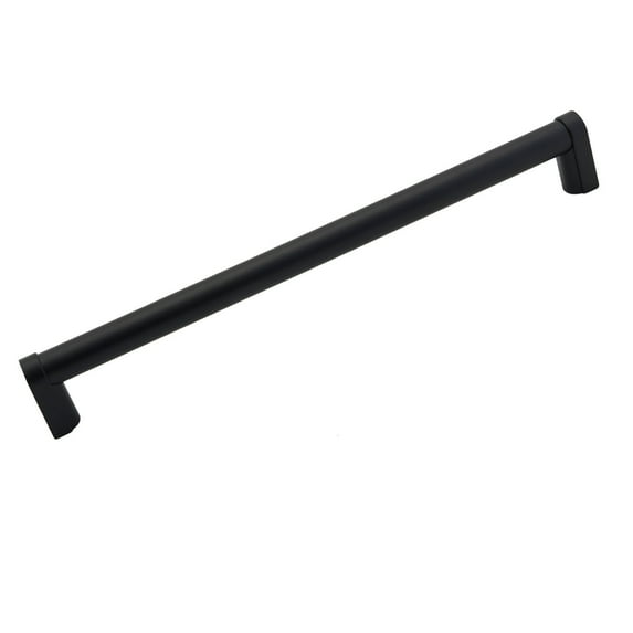 Alno D2804-12-MB Alta Moda 12" Center To Center Modern Smooth Round Appliance Handle /