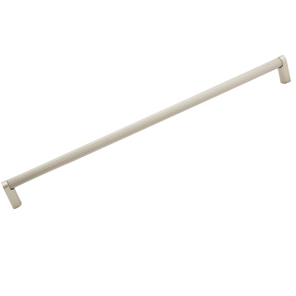 Alno A2904-18-MN Alta Moda 18" Center To Center Modern Ribbed Round Large Cabinet Handle /