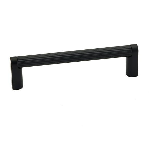 Alno A2904-3-MB Alta Moda 3" Center To Center Modern Ribbed Round Cabinet Handle / Drawer