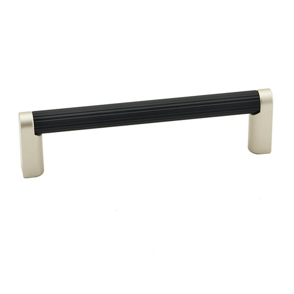 Alno Alta-Moda-Ribbed-A2904-3 Alta Moda 3" Center To Center Modern Ribbed Round Cabinet
