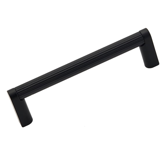 Alno Alta-Moda-Ribbed-A2904-8 Alta Moda 8" Center To Center Modern Ribbed Round Cabinet