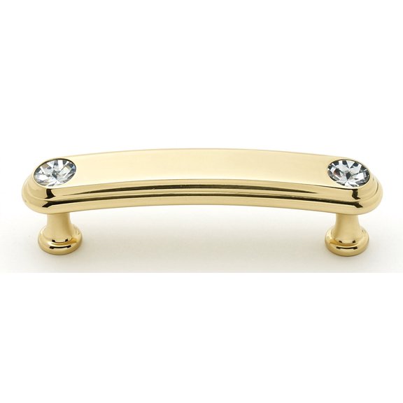 Classic Traditional 3" Center Bar Pull, Polished Brass