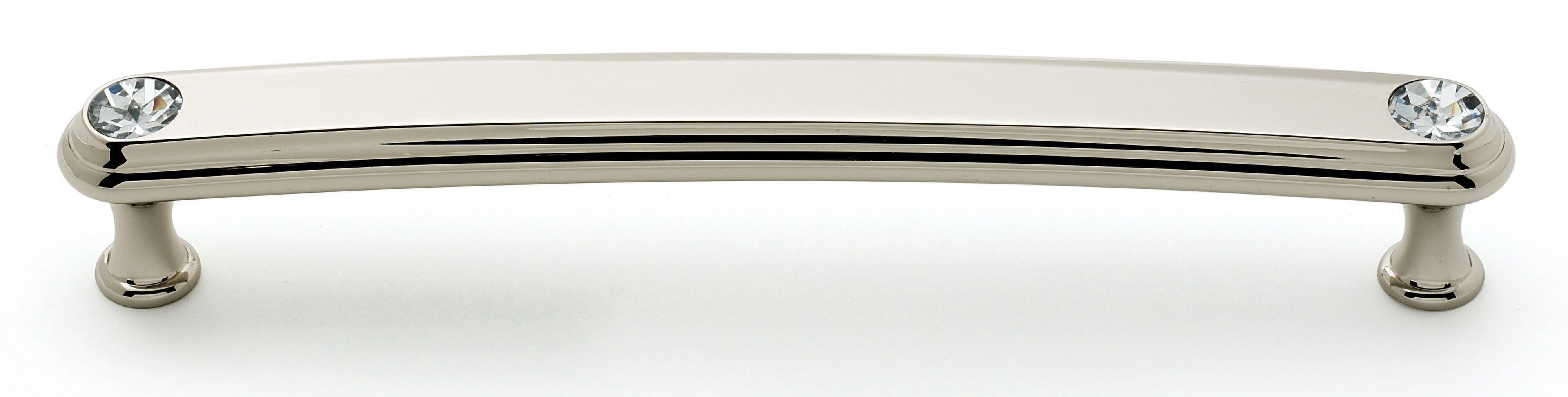 Classic Traditional 6" Center Bar Pull, Polished Nickel