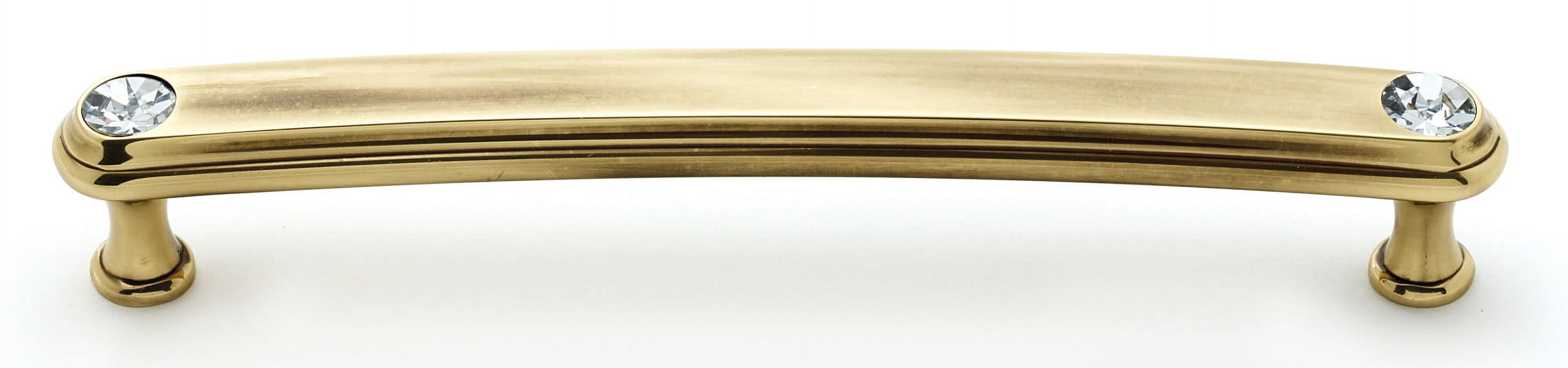 Alno C211-6-PA Swarovski Crystal 6" Cabinet Pull Polished Antique