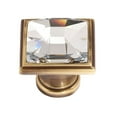 thumbnail image 1 of Alno Inc Swarovski Crystal Square Knob, 1 of 7