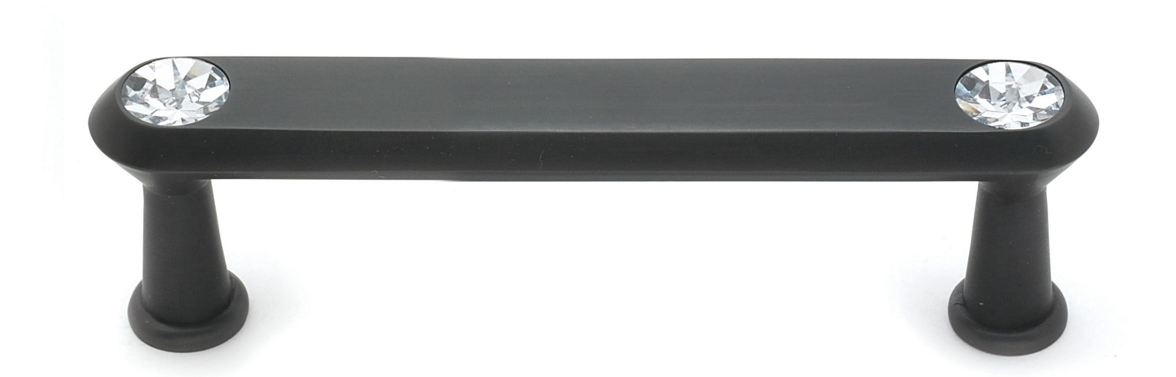 Alno C214-35-BRZ Swarovski Crystal 3-1/2" Cabinet Crystal Pull Bronze