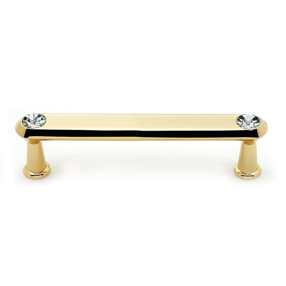 Contemporary 4" Center Bar Pull, Gold