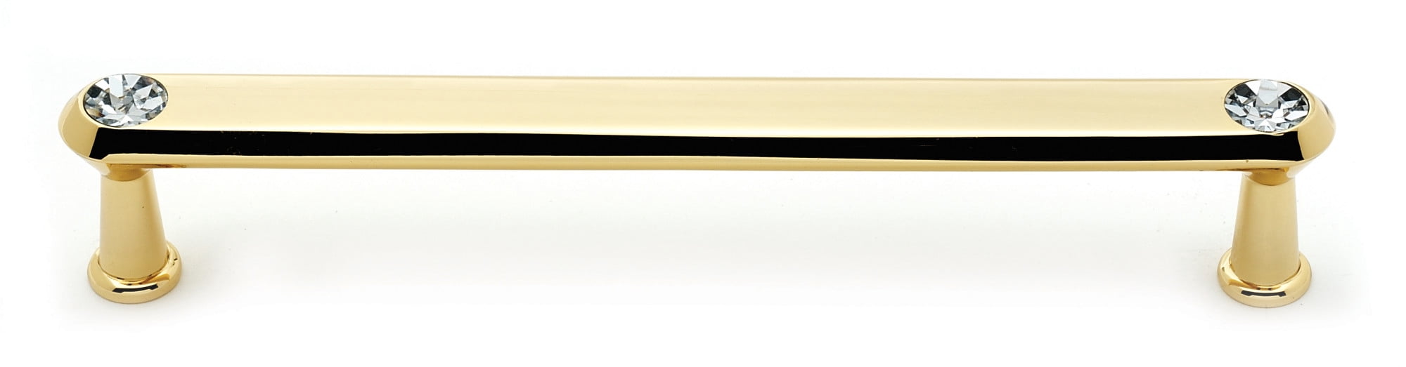 Alno C214-6-GLD Swarovski Crystal 6" Cabinet Crystal Pull Gold