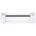 thumbnail image 1 of Alno C715-35-PC Contemporary Swarovski Crystal 3.5" Cabinet Pull Polished Chrome, 1 of 3