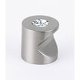 thumbnail image 1 of Alno C823-1 Contemporary 1"  Whistle Button Solid Brass Cabinet Knob / Drawer Knob -, 1 of 3