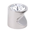thumbnail image 1 of Alno C824-1-PN Contemporary Swarovski Crystal Cabinet Round Knob Polished Nickel, 1 of 3