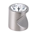 thumbnail image 1 of Alno C824-1-SN Contemporary Swarovski Crystal Cabinet Round Knob Satin Nickel, 1 of 3