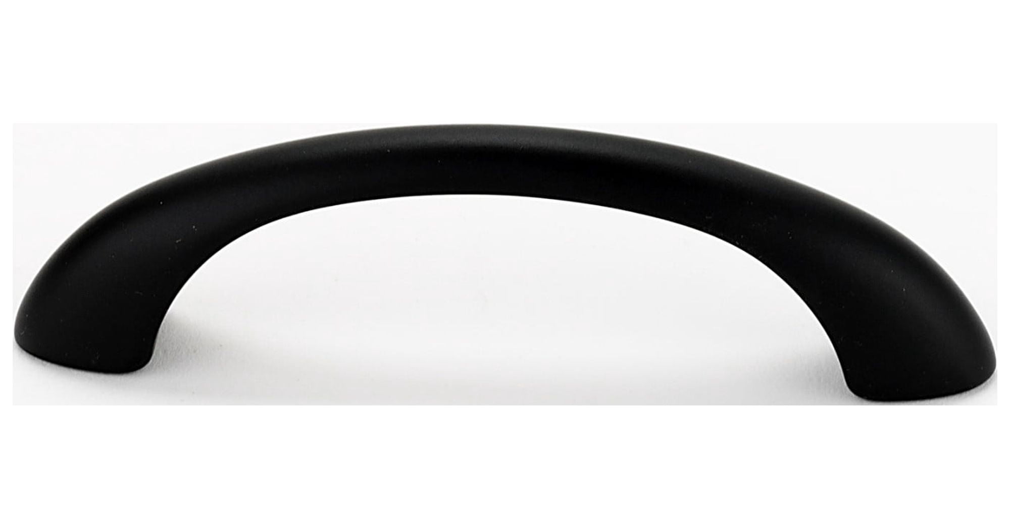 Transitional 3 1/2" Center Arch Pull, Matte Black