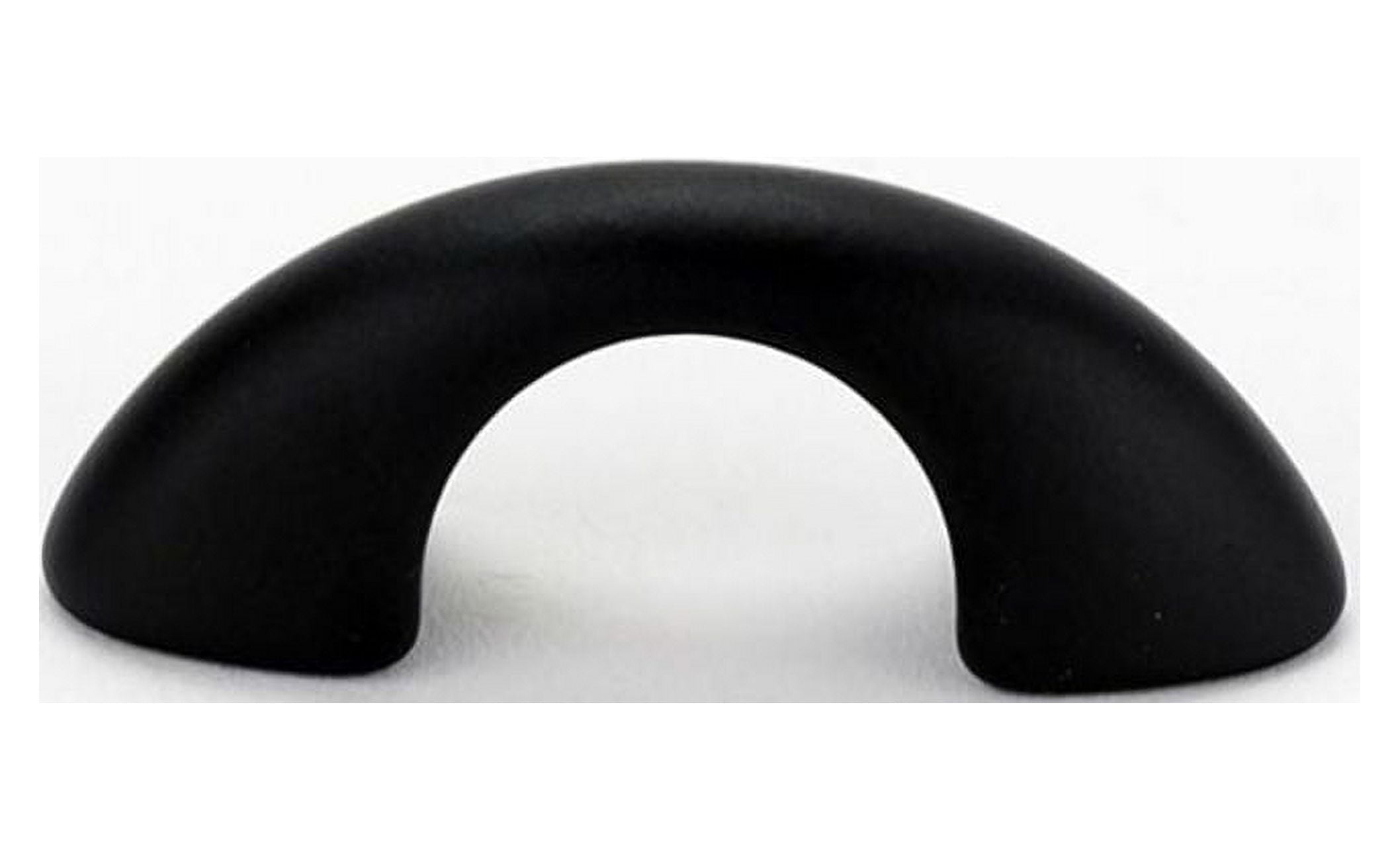 Transitional 1 1/2" Center Arch Pull, Matte Black
