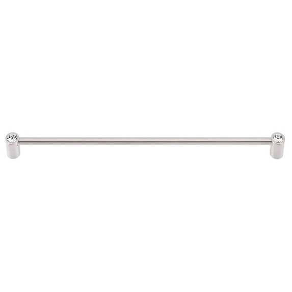 Alno CD715-12-SN Contemporary Bling 12" Center To Center Luxury Solid Brass Appliance