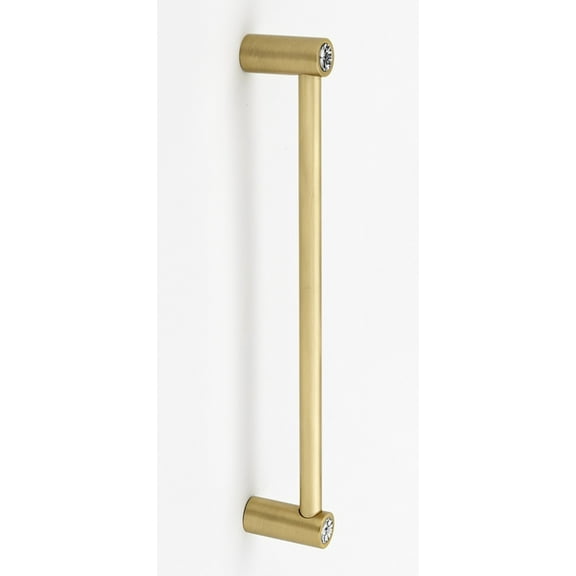 Alno Cd715-8 Contemporary Glam 8" Center To Center Luxury Solid Brass Appliance Handle