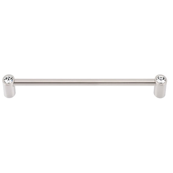 Alno CD715-8-SN Contemporary Glam 8" Center To Center Luxury Solid Brass Appliance Handle