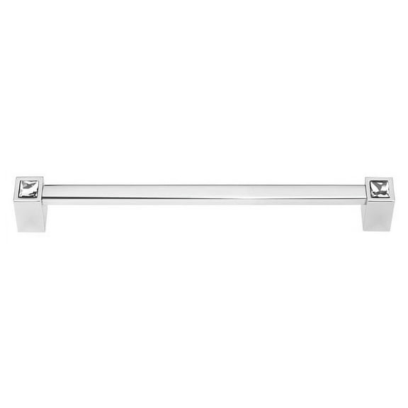 Alno Cd718-8 Contemporary Solid Brass 8" Center To Center Appliance Handle Pull - Chrome