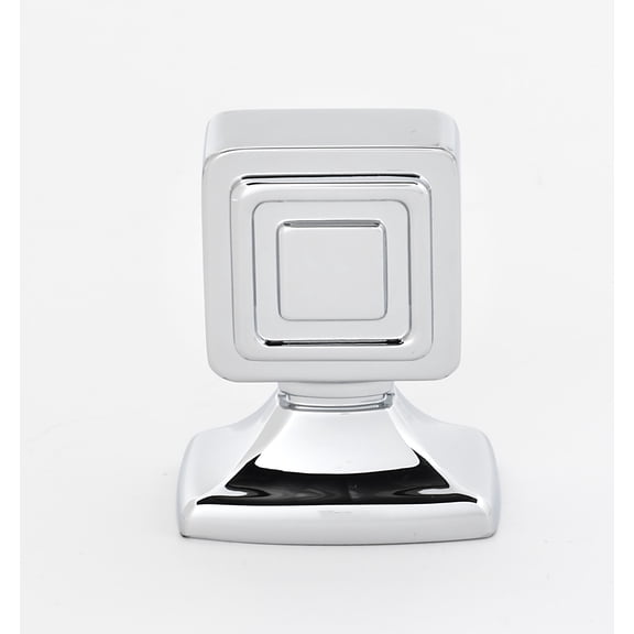 Alno A986-1-PC Cube 1" Cabinet Knob Polished Chrome