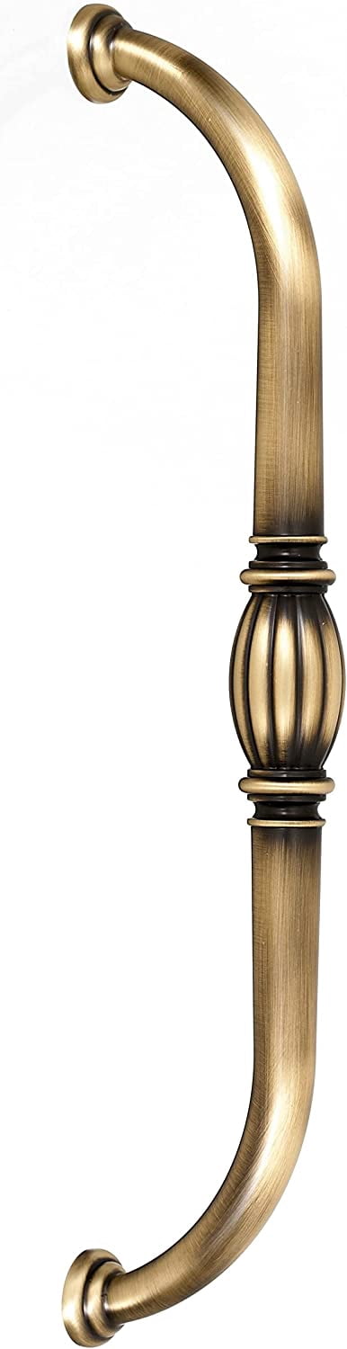 Alno D234-12-PB/NL Tuscany 12" Center To Center Traditional Solid Brass Appliance Handle