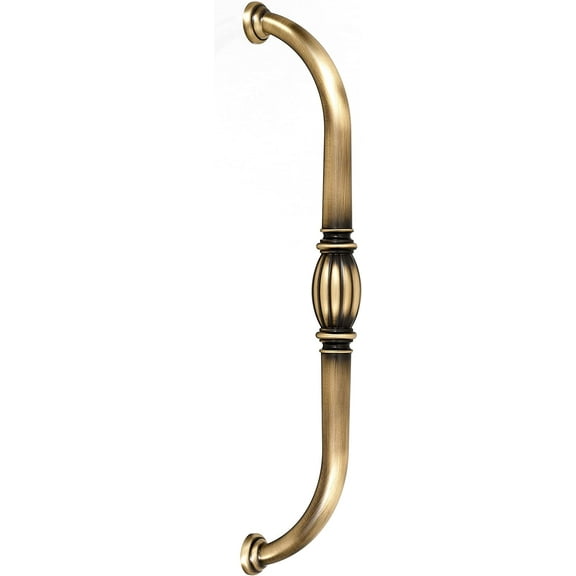 Alno D234-12 Tuscany 12" Center To Center Traditional Solid Brass Appliance Handle Pull -