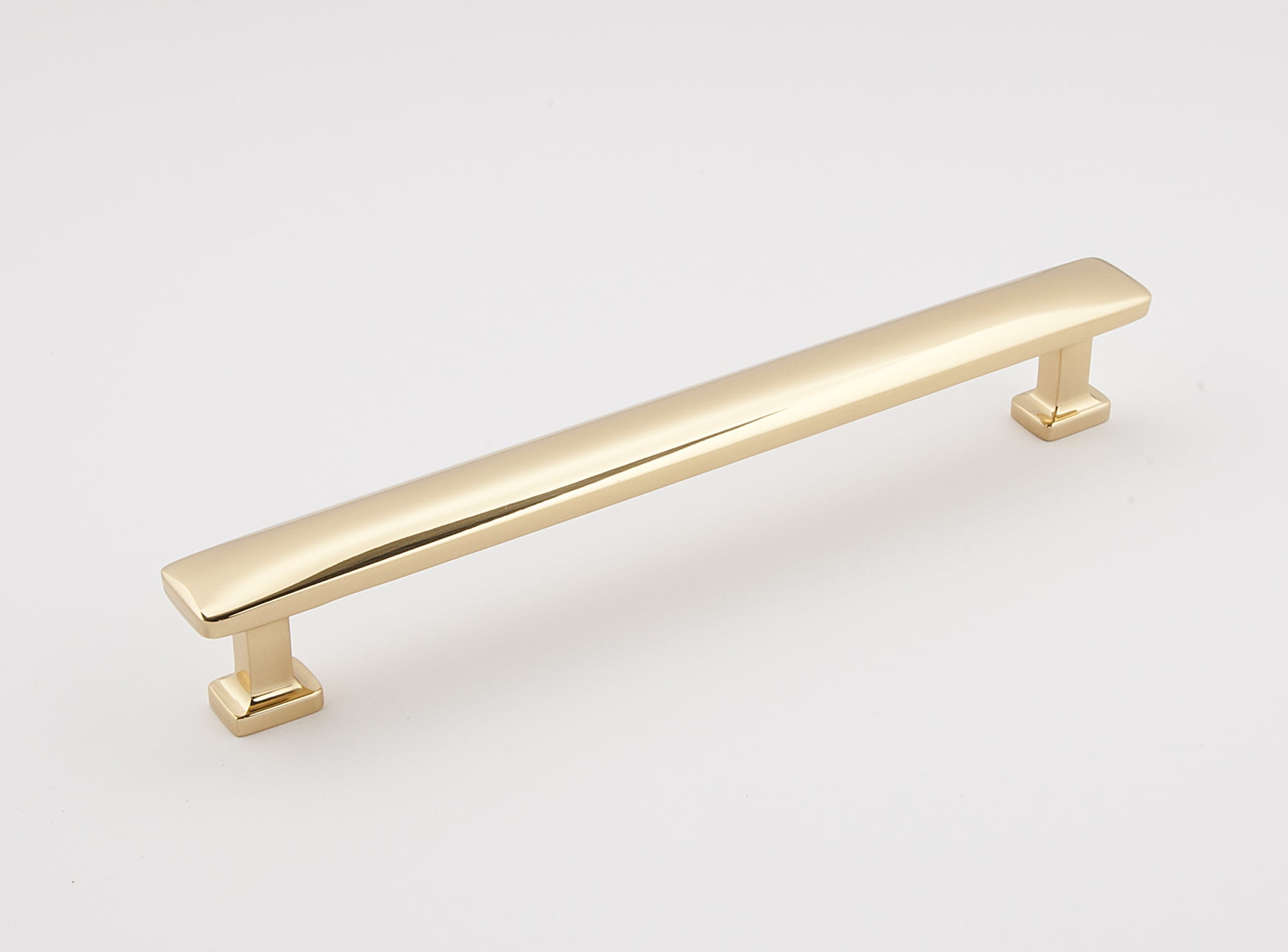 Unlacquered Brass 8" Modern Appliance Pull with Mounting Hardware