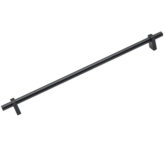 Alno D2801-12-Vitabella-Applc Vita Bella 12" Center To Center Euro Modern Smooth Bar