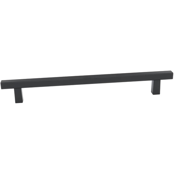 Alno D2805-12-MB Quadrato 12" Center To Center Modern Smooth Square Bar Appliance Handle /