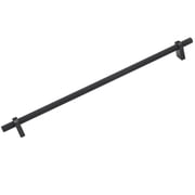 Alno D2901-18-MB Vita Bella 18" Center To Center Euro Modern Knurled Bar Appliance Handle