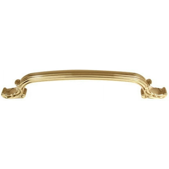 Alno D3650-12 Ornate 12" Center To Center Handle Appliance Pull - Brass