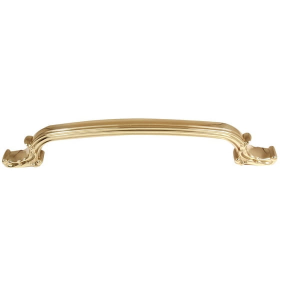 Alno D3650-8-PB Ornate 8 Inch Appliance/Cabinet Pull Polished Brass