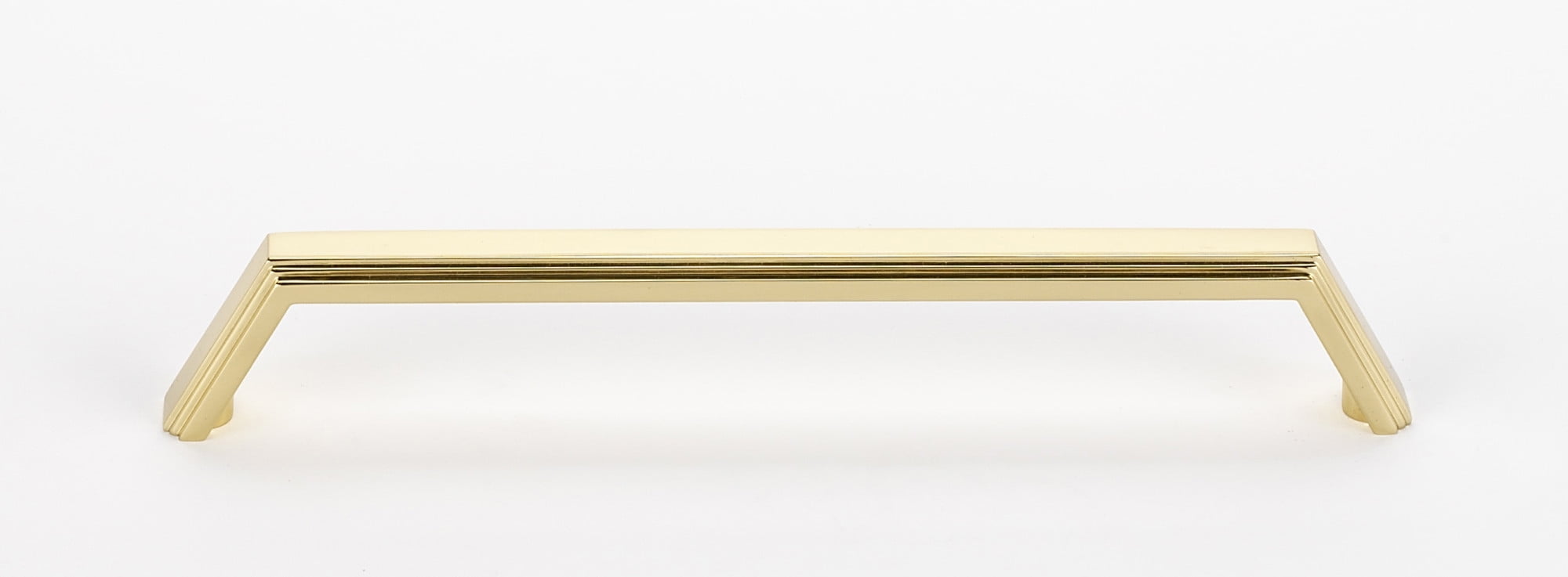 Alno D427-12 Nicole 12" Center To Center Arch Appliance Pull - Brass