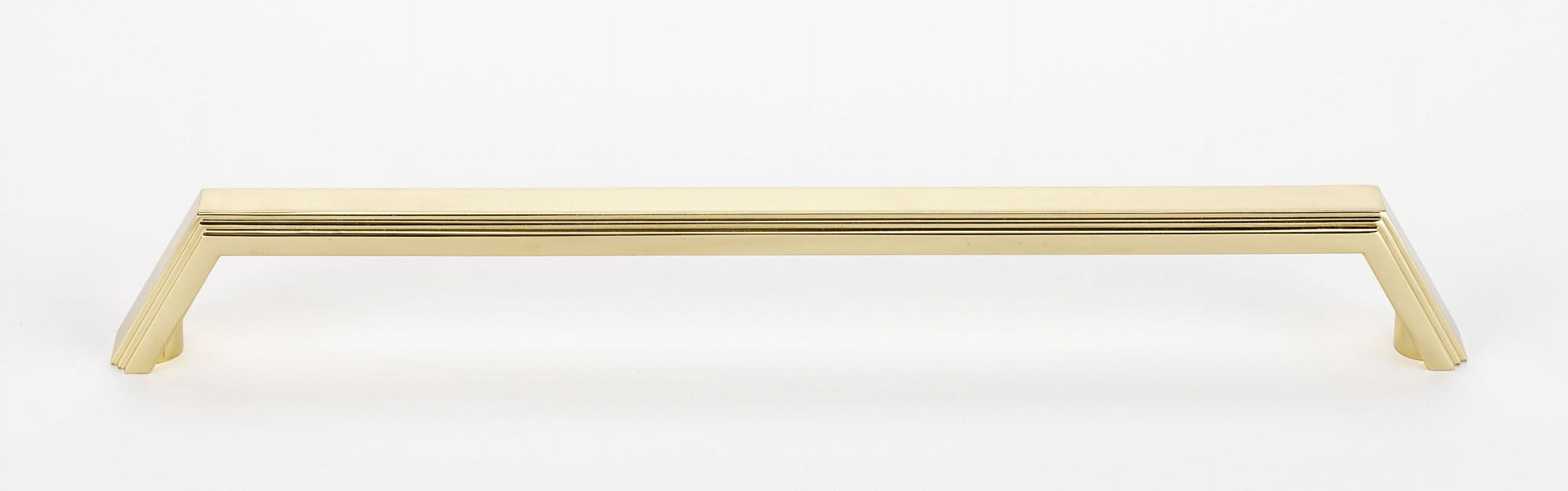 Alno D427-18-PB Nicole 18" Center To Center Neo Classic Angled Arch Solid Brass Appliance