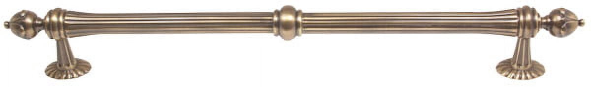 Alno D6929-12-AE Ornate 12 Inch Appliance/Cabinet Pull Antique English